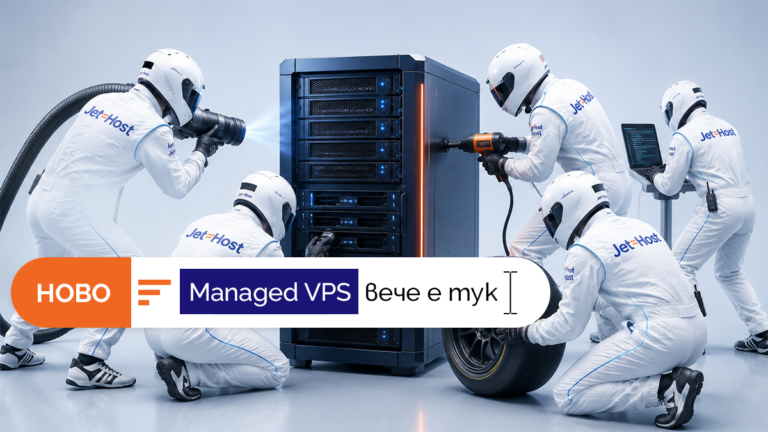 Managed VPS от JetHost: мощността на собствен сървър, без грижите по администрацията